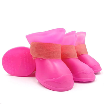 Waterproof anti-slip rain boots for dogs and cats of all sizes