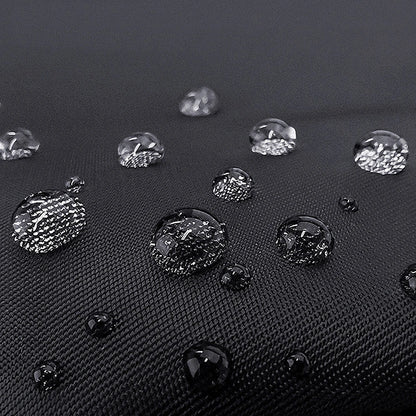 Dog sitting on waterproof SUV cargo liner with side flaps