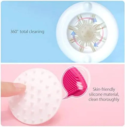 Portable dog paw cleaner cup with soft silicone bristles for cleaning muddy paws