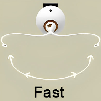 Hanging electric cat feather toy for indoor play and hunting stimulation