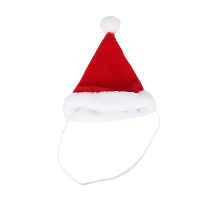 Pet Christmas hat and scarf set, festive holiday accessory for dogs and cats