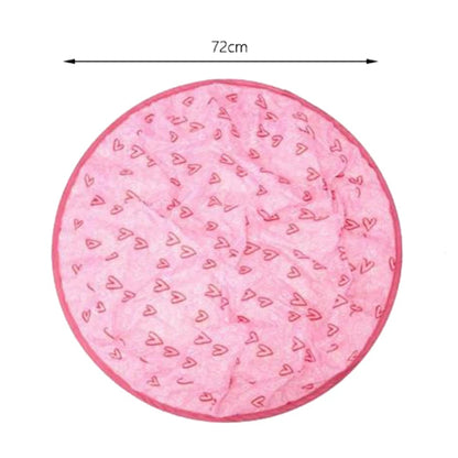 Automatic electric cat toy with hidden moving ball for indoor cats