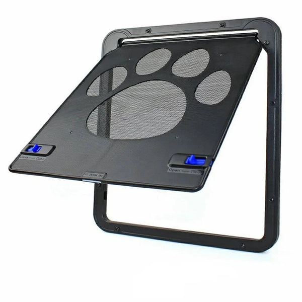Pet Door with Magnetic Lock – Anti-Bite Screen Door for Cats and Dogs