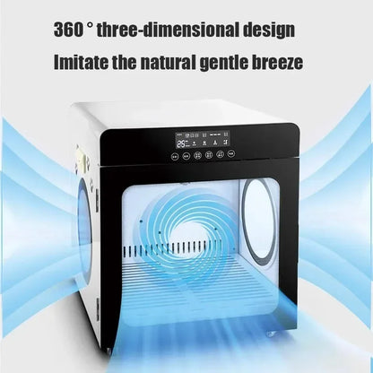 Portable smart pet drying box for quiet, efficient pet grooming