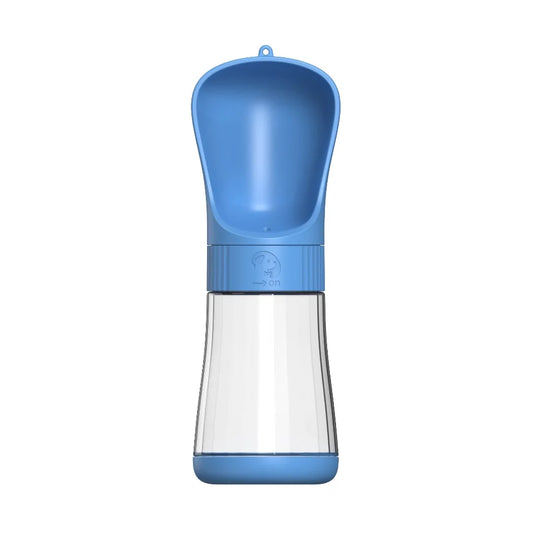2 in 1 portable dog water bottle and food dispenser for outdoor activities