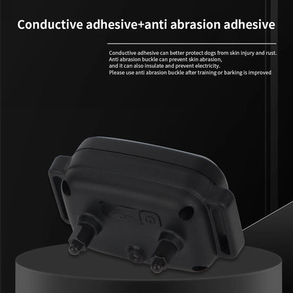 Rechargeable waterproof anti-bark dog collar with sound and vibration correction and HD display for humane training.