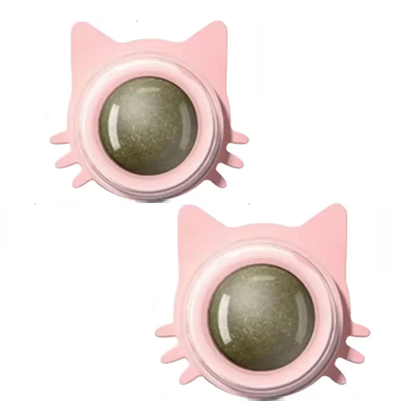 Catnip balls for cats, lickable snacks that promote play and oral health for small and medium cats