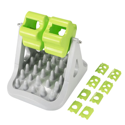 Rotatable slow food feeder and puzzle bowl for cats and dogs