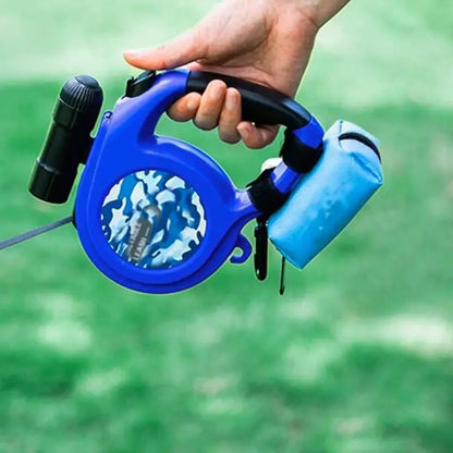 Biodegradable dog poop bags with dispenser, eco-friendly and leak-proof pet waste solution for dog owners.