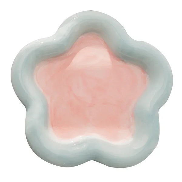 Comedero de cerámica para gatos: un bonito plato de comida con dibujos animados para gatos y perros pequeños