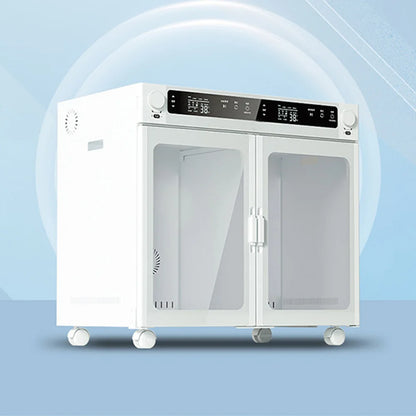 Automatic pet dryer box with four turbines for drying large pets