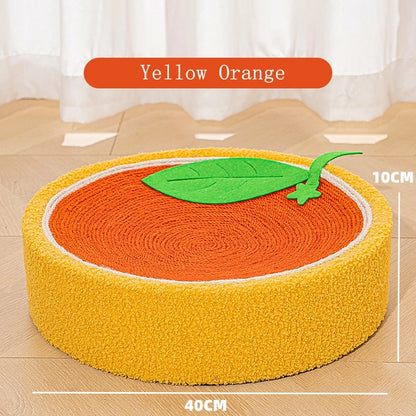 2-in-1 cat scratcher and bed with recyclable bowl-shaped sisal surface