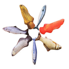 Pet Cat Toy Fish – Realistic Fish-Shaped Catnip Toy for Interactive Play