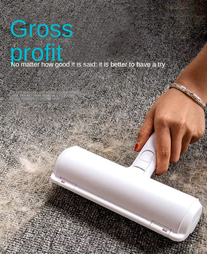 Reusable pet hair removal brush for clothes, sofas, and furniture