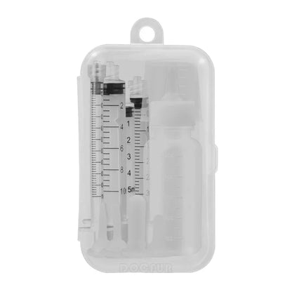 Newborn pet nursing bottle kit for feeding puppies and kittens – soft, safe, and reusable design