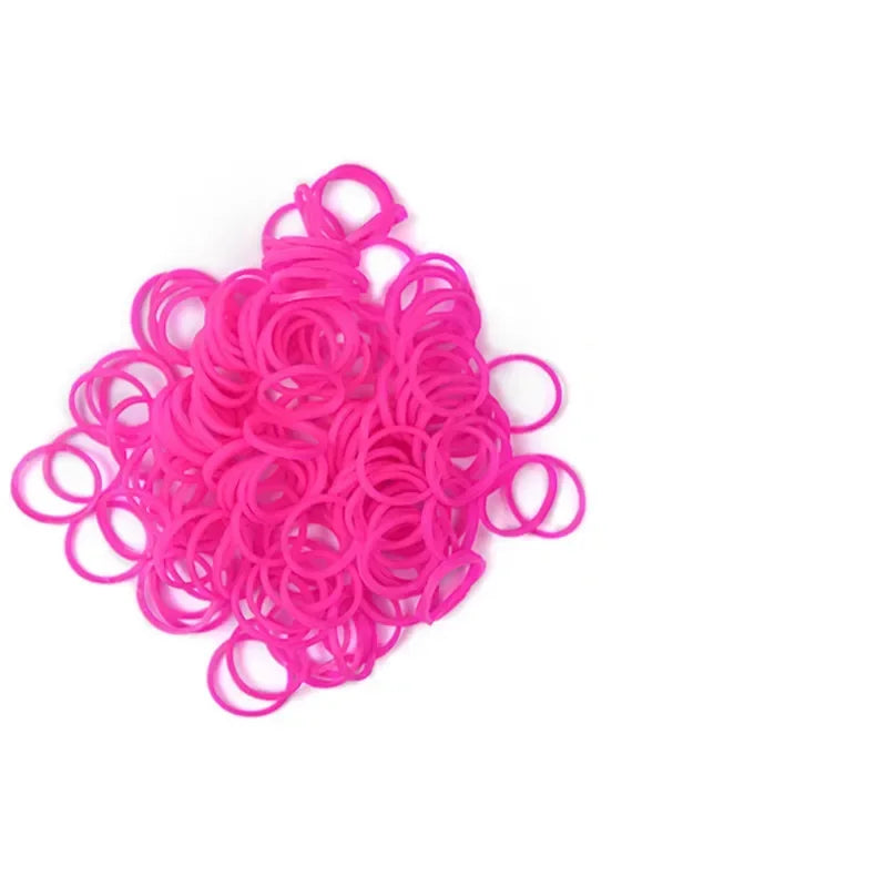 Colorful pet grooming rubber bands for DIY hair bows and accessories, perfect for all dog breeds.