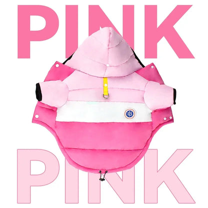 Winter cotton pet jacket for small dogs and cats with warm cozy fit