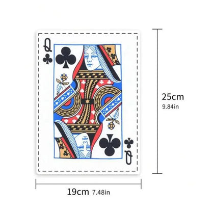 Tearproof dog squeaky toy designed like newspapers and playing cards, ideal for small to medium dogs with durable and fun design.