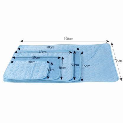 Cooling gel pet mat for summer heat relief and joint pain support