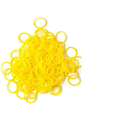 Colorful pet grooming rubber bands for stylish hair bows and hairpins, perfect accessory for dogs