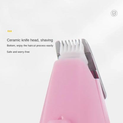 Professional electric dog hair trimmer with ergonomic handle for pet grooming