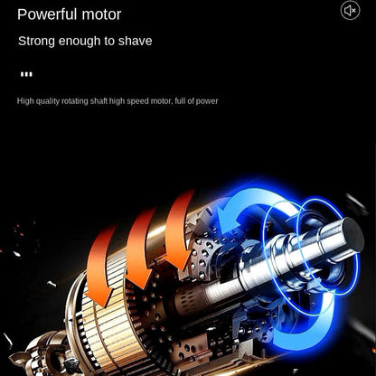 Professional electric dog hair trimmer with ergonomic handle for pet grooming