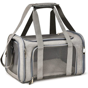 Nouveau sac fourre-tout pour chat – Sac de transport pliable approuvé par les compagnies aériennes pour chats et petits chiens