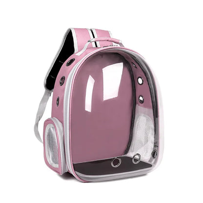 Breathable pet travel backpack carrier for small dogs and cats