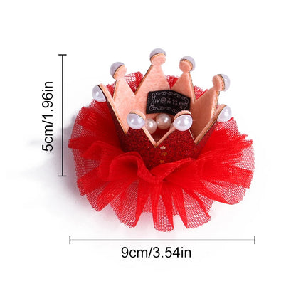 Pet Christmas hat and scarf set, festive holiday accessory for dogs and cats