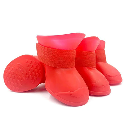 Waterproof anti-slip rain boots for dogs and cats of all sizes