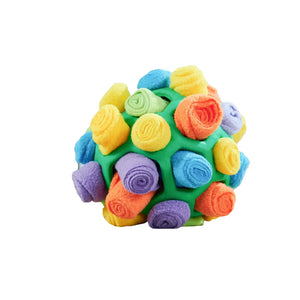 Balle à renifler pour animaux de compagnie – Jouet interactif pour friandises et friandises pour chiens