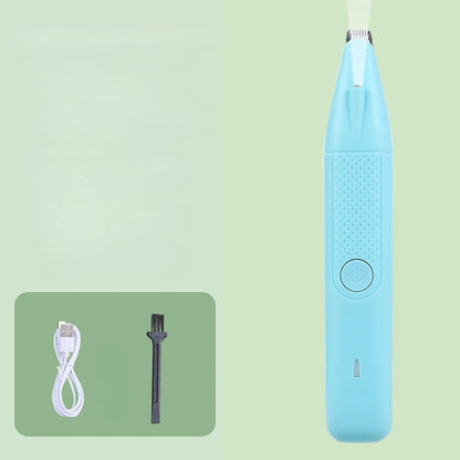 Professional electric dog hair trimmer with ergonomic handle for pet grooming