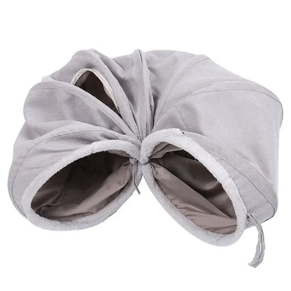 Collapsible Cat Tunnel, Interactive Tunnel for Cats, Cat Play Tunnel with Peek Holes