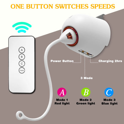 Hanging electric cat feather toy for indoor play and hunting stimulation