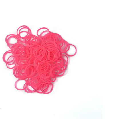 Colorful pet grooming rubber bands for stylish hair bows and hairpins, perfect accessory for dogs