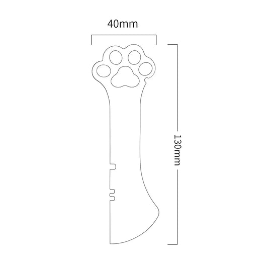 Multifunctional pet canned spoon, a spoon and can opener in one for easy feeding