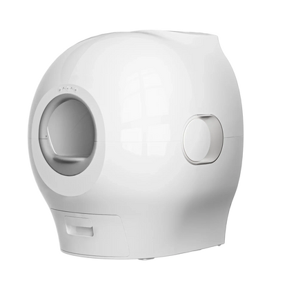 Automatic smart cat toilet with odor control and quiet cleaning system