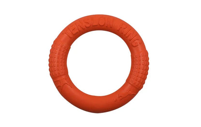 Durable EVA foam dog training pull ring for small dogs used as chew toy and flying disk