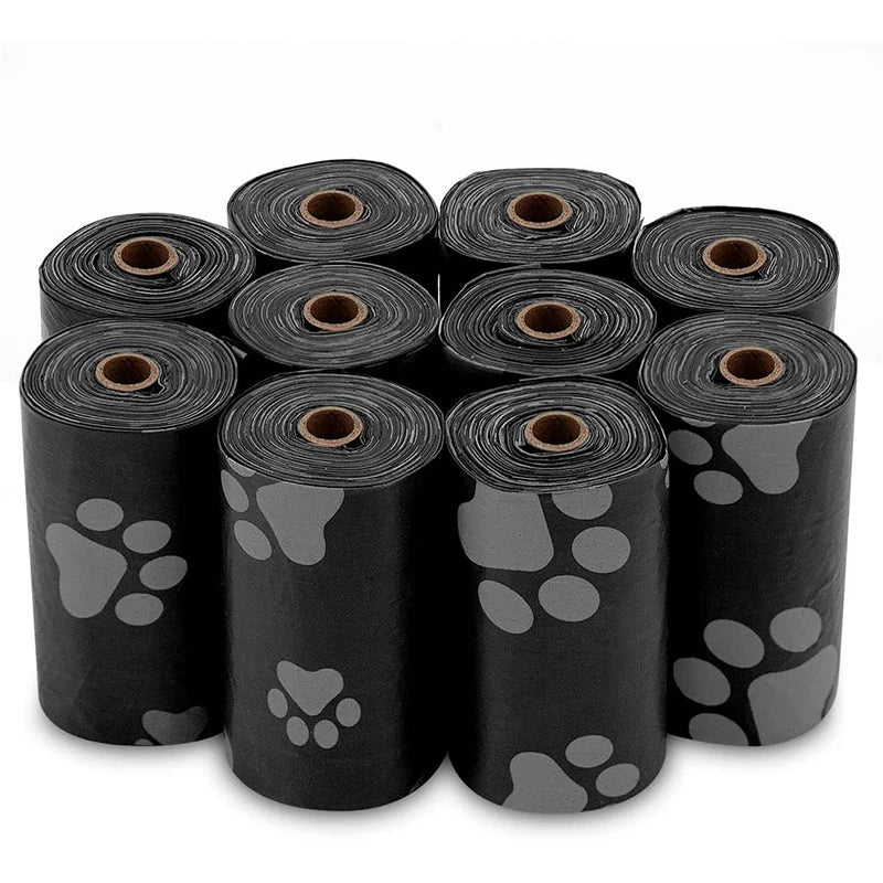 120 rolls of eco-friendly dog poop bags, biodegradable and fragrance-infused for easy outdoor cleanup and waste disposal.