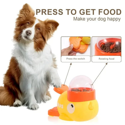 duck-shaped slow pet feeder for dogs