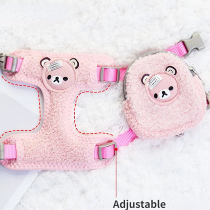 Cat wearing adjustable bow tie collar with floral accent