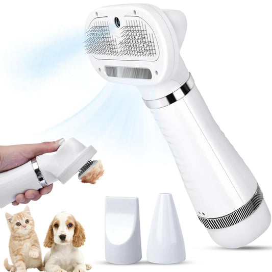 Multifunctional pet grooming spray comb and dryer for cats and dogs