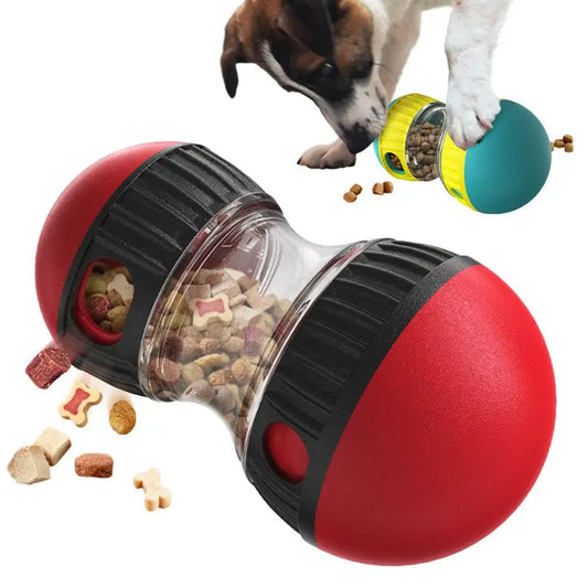 Dinosaur-shaped chew toy and treat dispenser for dogs promoting dental health