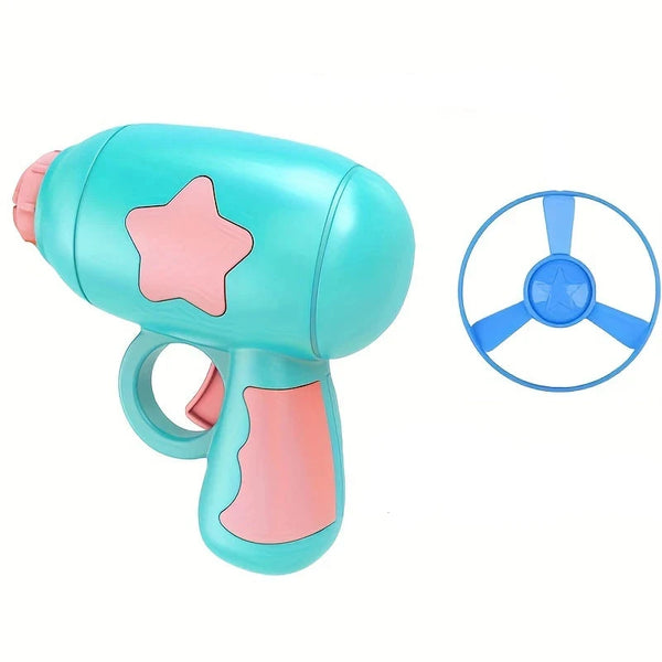 Lanzador de juguetes para gatos: disco volador interactivo para gatos activos 