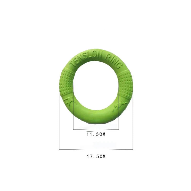 EVA floating anti-bite dog training pull ring for small dogs