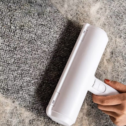 Reusable pet hair removal brush for clothes, sofas, and furniture