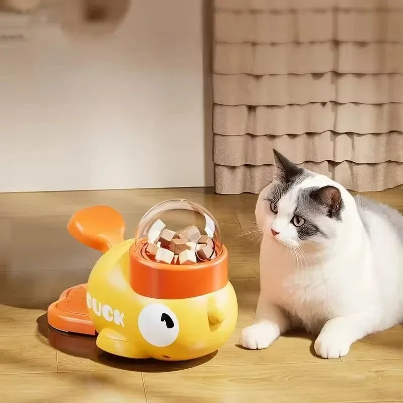 duck-shaped slow pet feeder for dogs
