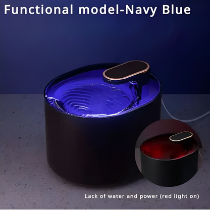 3L automatic cat water fountain with dual outlets and quiet motor for continuous hydration.
