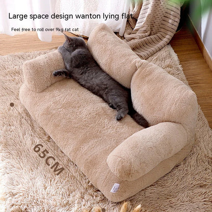 Four Seasons General Purpose Cat Sofa cozy and washable pet bed for cats