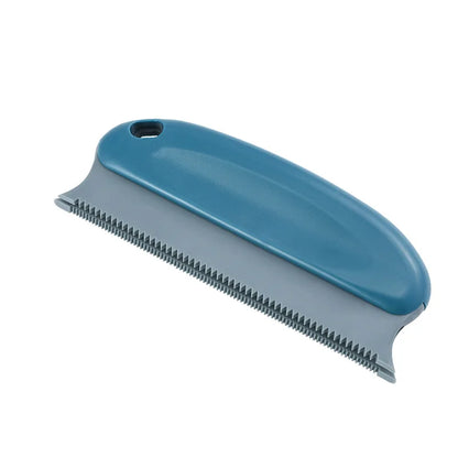 Reusable pet hair remover brush with ergonomic handle and TPR bristles